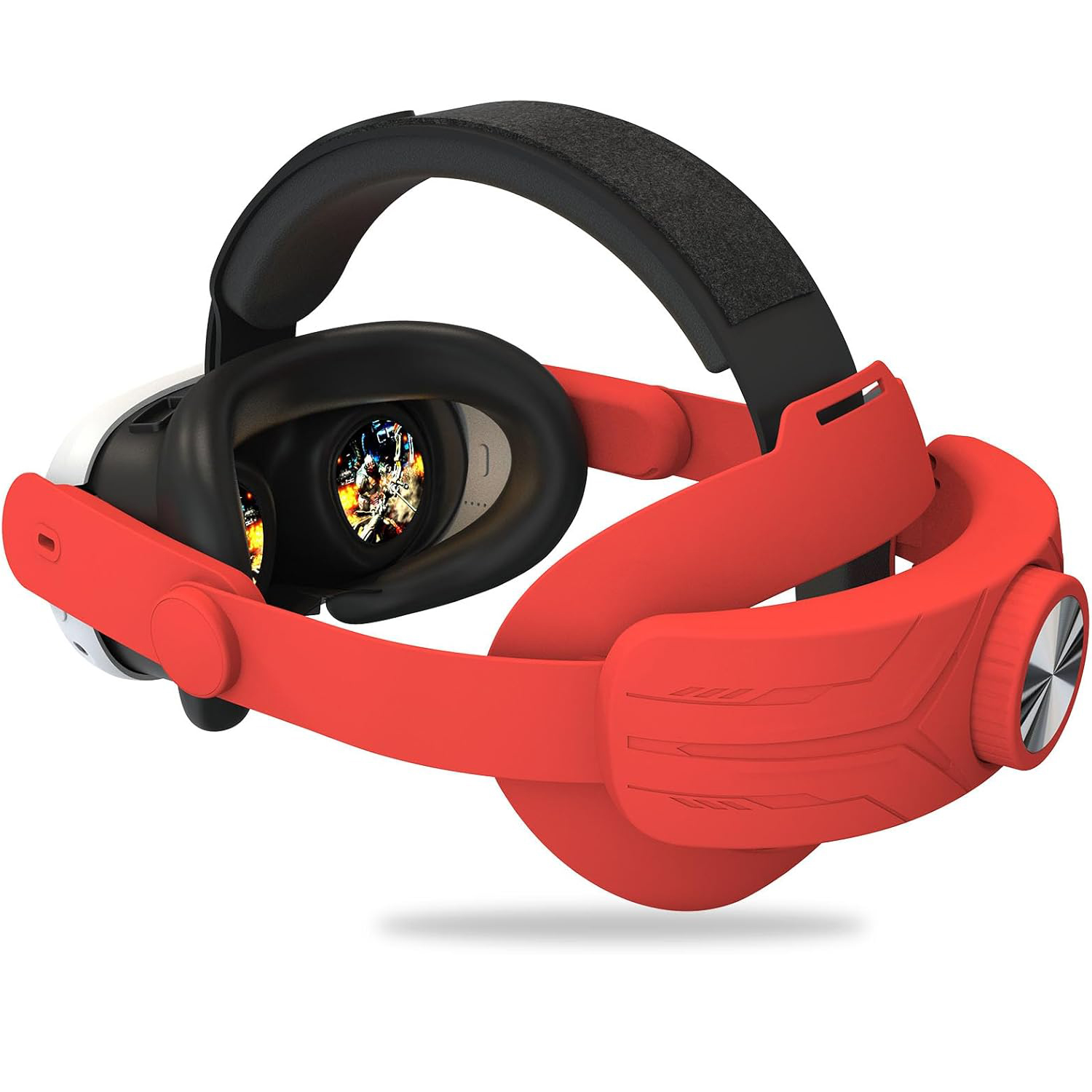 thumbnail image 1 of Correa cómoda para la cabeza para Meta Quest 3, correa de repuesto ligera Accesorios, reduce la presión sobre la cara Cómoda y práctica Gafas de realidad virtual con diseño abatible, 1 of 7