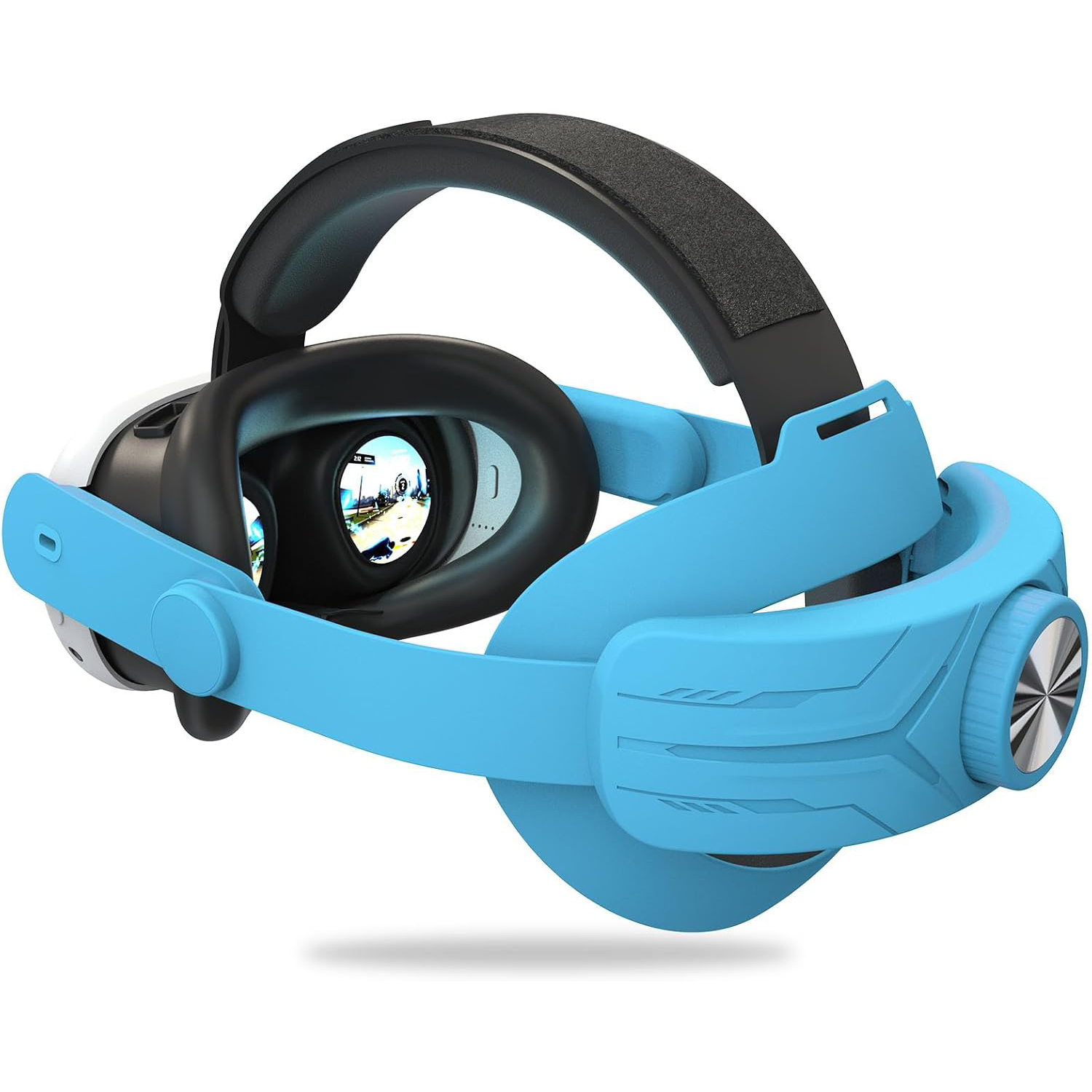Correa cómoda para la cabeza para Meta Quest 3, correa de repuesto ligera Accesorios, reduce la presión sobre la cara Cómoda y práctica Gafas de realidad virtual con diseño abatible