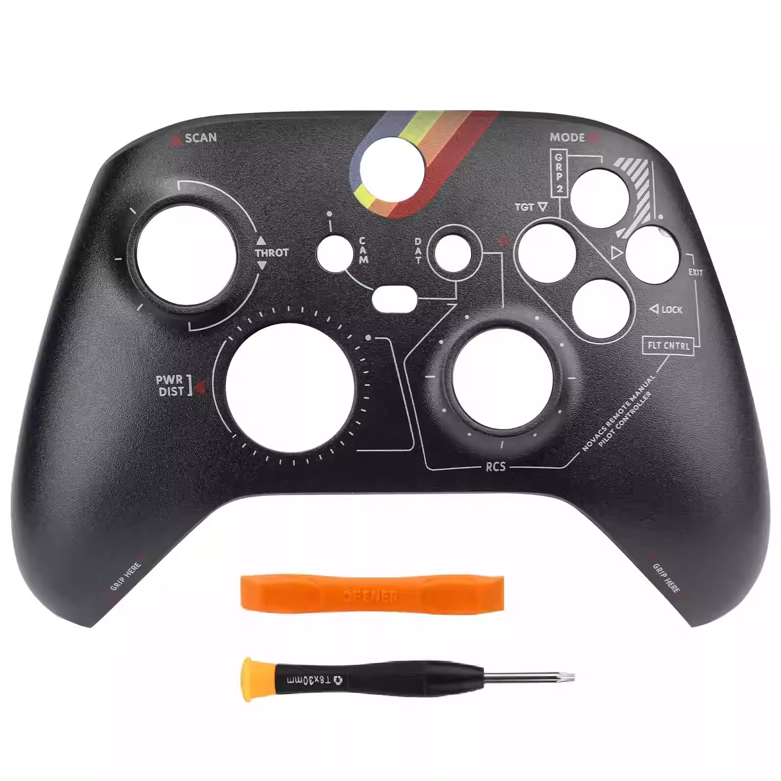 thumbnail image 1 of Recambio de cubierta para carcasa del mando Xbox Series X/S. Placa frontal para accesorios del mando Xbox, 1 of 8