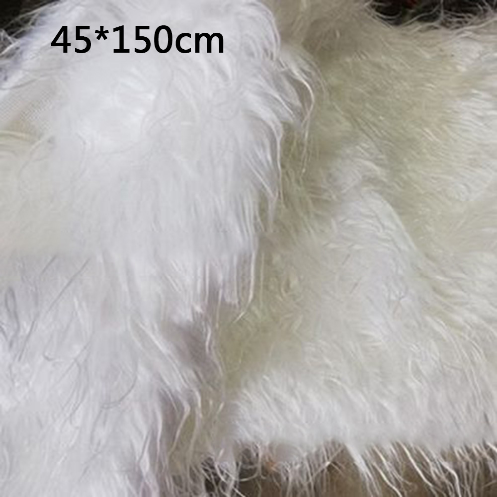5 cm de felpa blanca tela suave hágalo usted mismo muñeca ropa juguete de peluche material de costura artesanal - Imagen 8 de 8