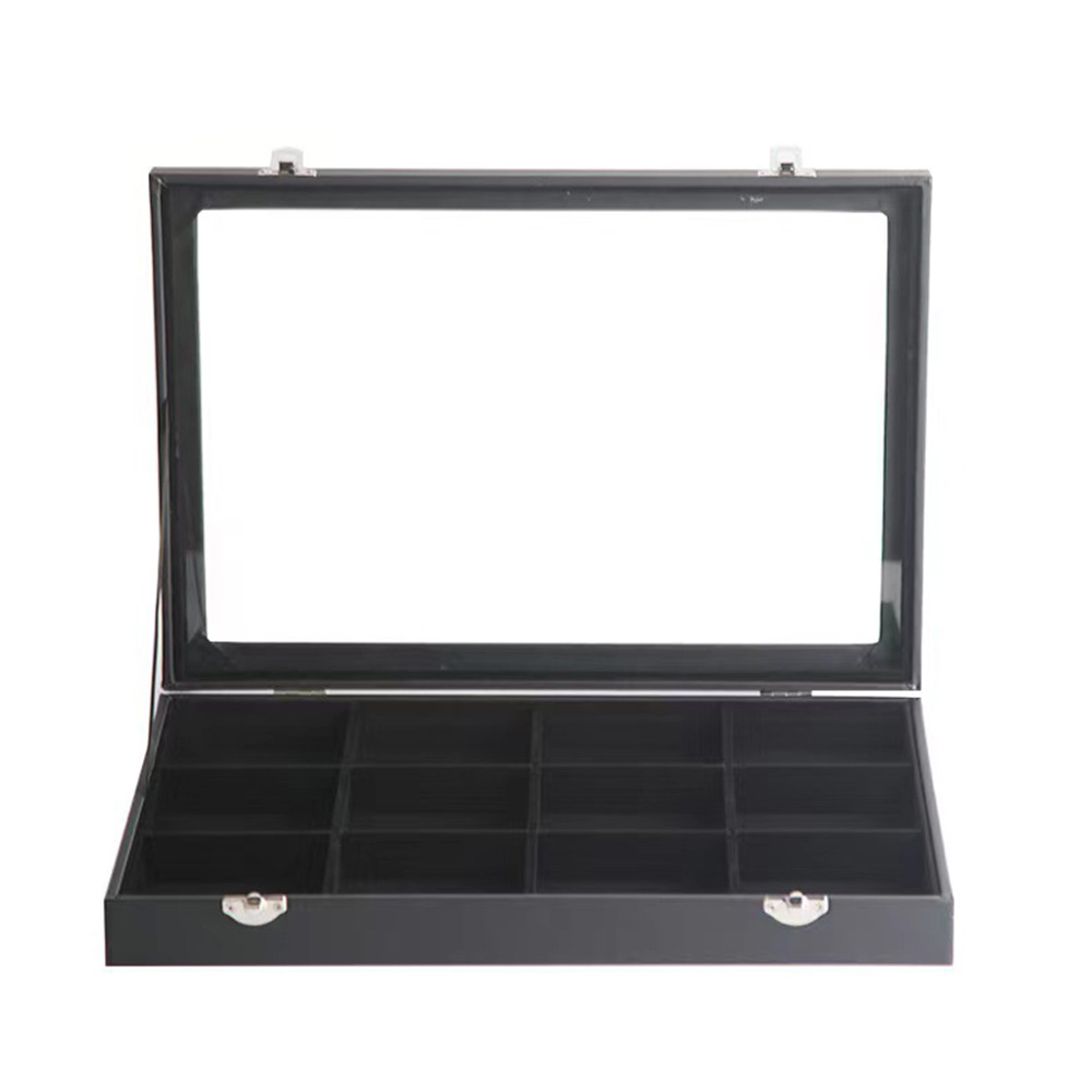 Schmuck Aufbewahrungsbox schwarz Display Halter Armband Ohrringe Halskette Organizer - Bild 19 von 24