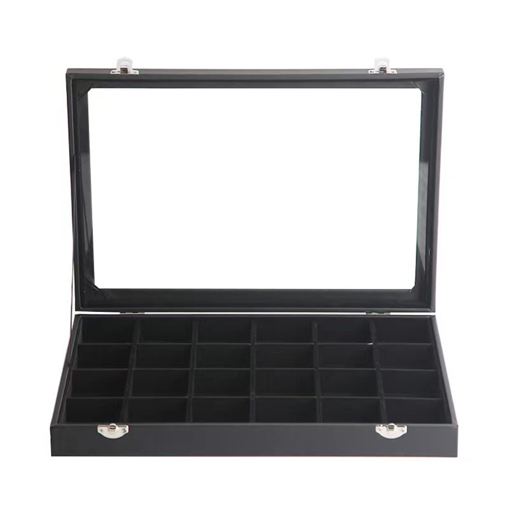 Schmuck Aufbewahrungsbox schwarz Display Halter Armband Ohrringe Halskette Organizer - Bild 20 von 24