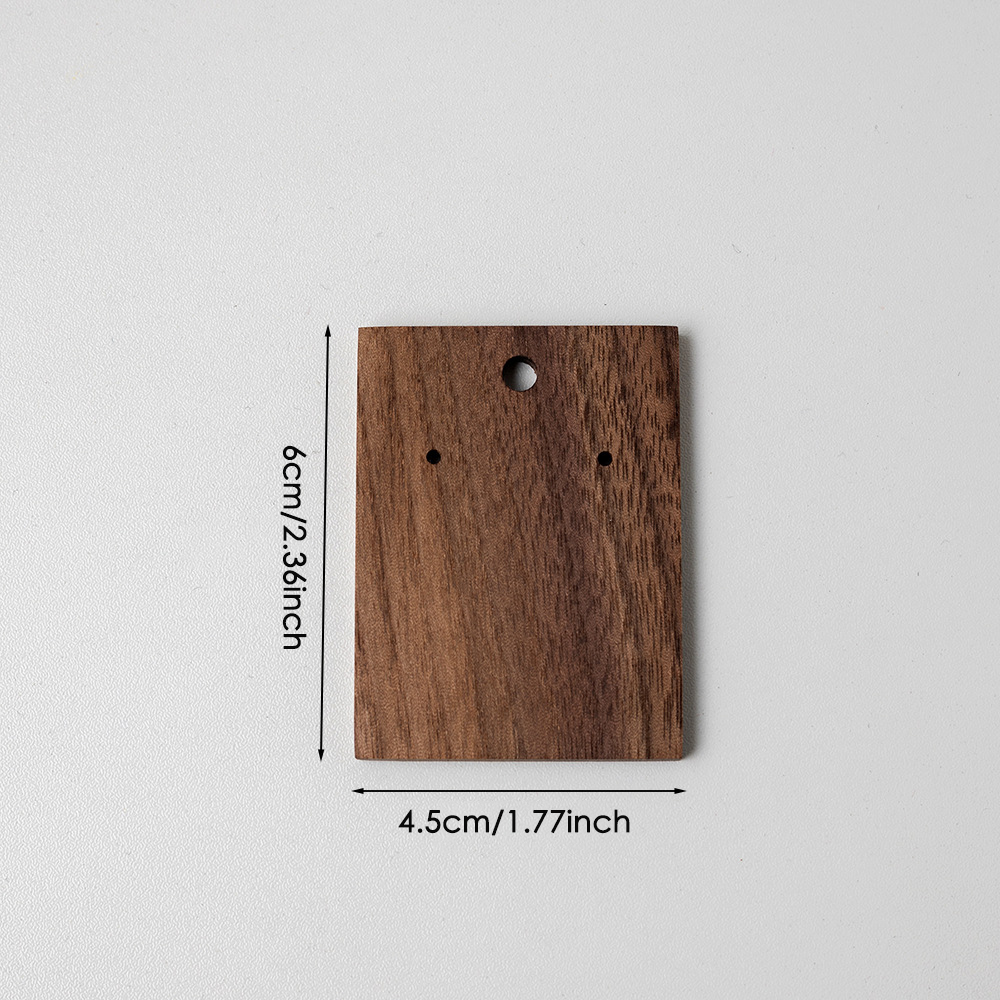1 Stck. Ohrringe Display Holz Brett Schmuck Halskette Aufbewahrung Organizer Halter Werkzeug - Bild 18 von 18