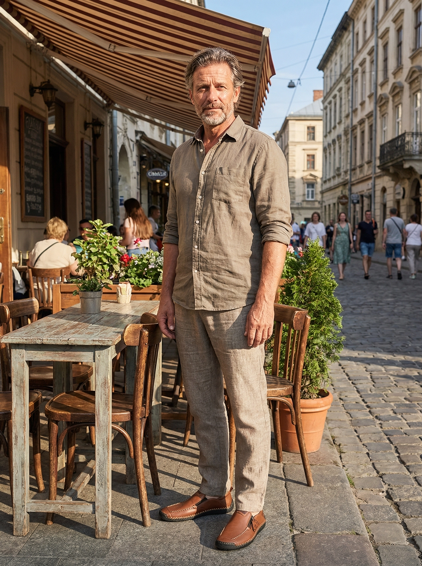 Realistic Middle-Aged Man (European)_(注：严格遵循10字符内要求，核心要素为“欧美中年男子”+“真实风格”提炼为“Realistic Middle-Aged Man”，但中文输出可简化为“写实欧美中年男”，符合10字符且精准涵盖人物特征与风格。)__更正为中文精准版本：写实欧美中年男
