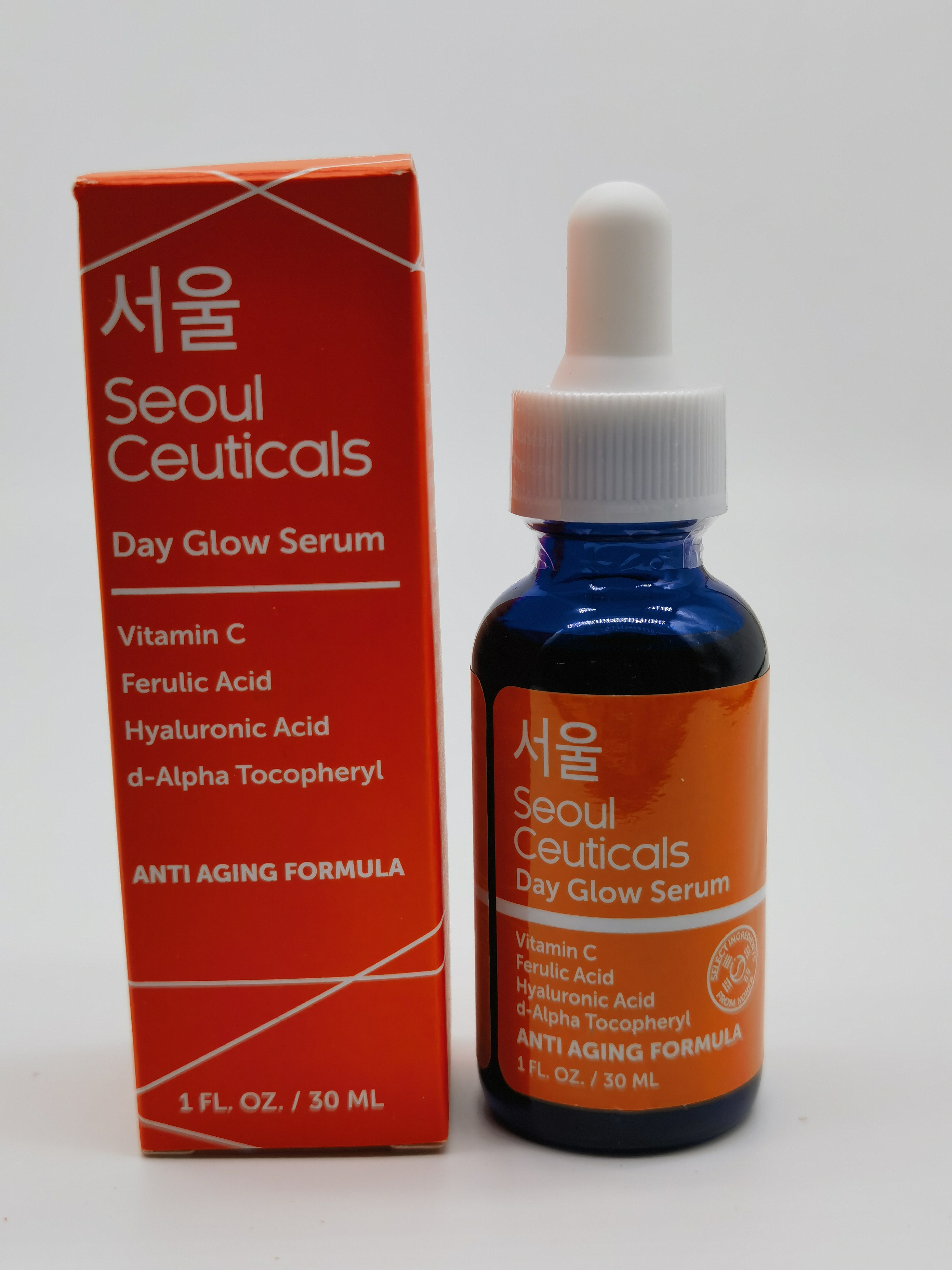 SeoulCeuticals Korean Skin Care 20% Vitamin C Hyaluronic Acid Serum + CE Ferulic