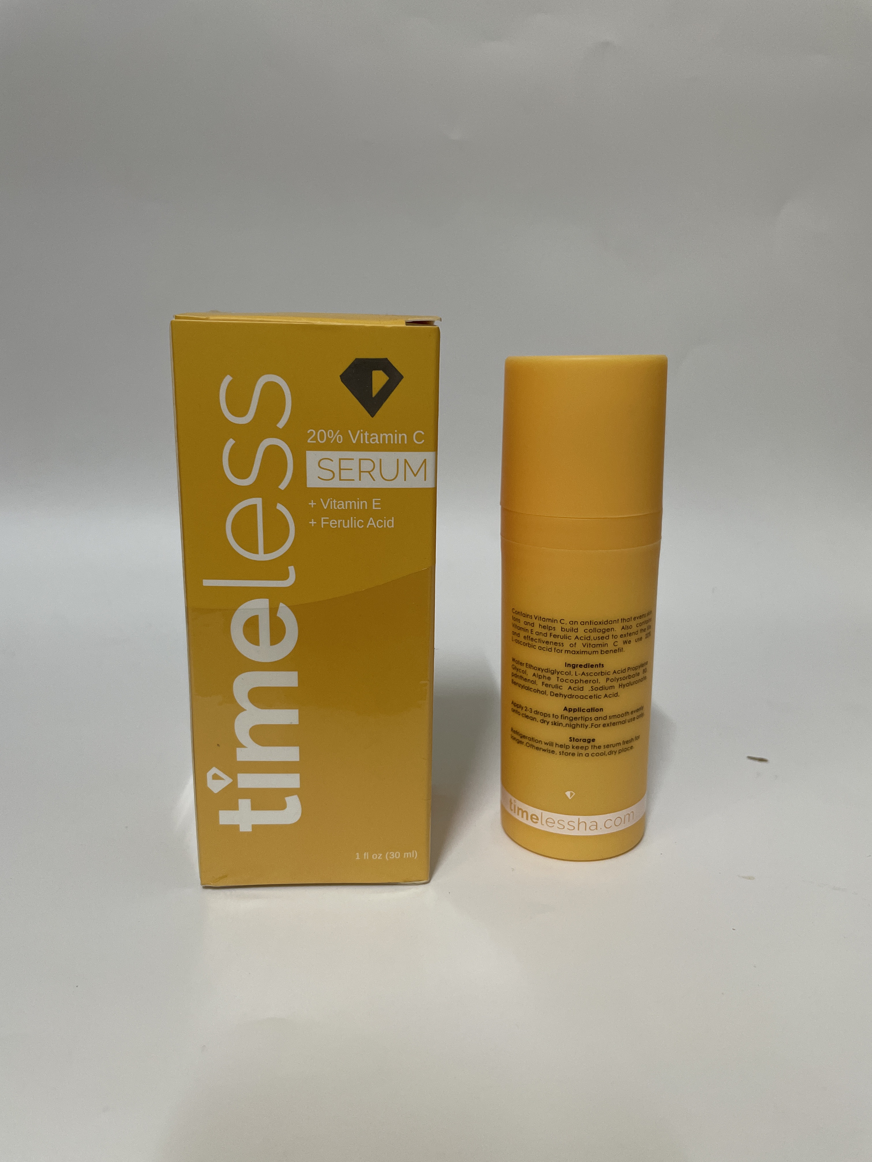 Timeless Skin Care 20% Vitamin C + E Ferulic Acid Serum 1oz/30ml Full Size