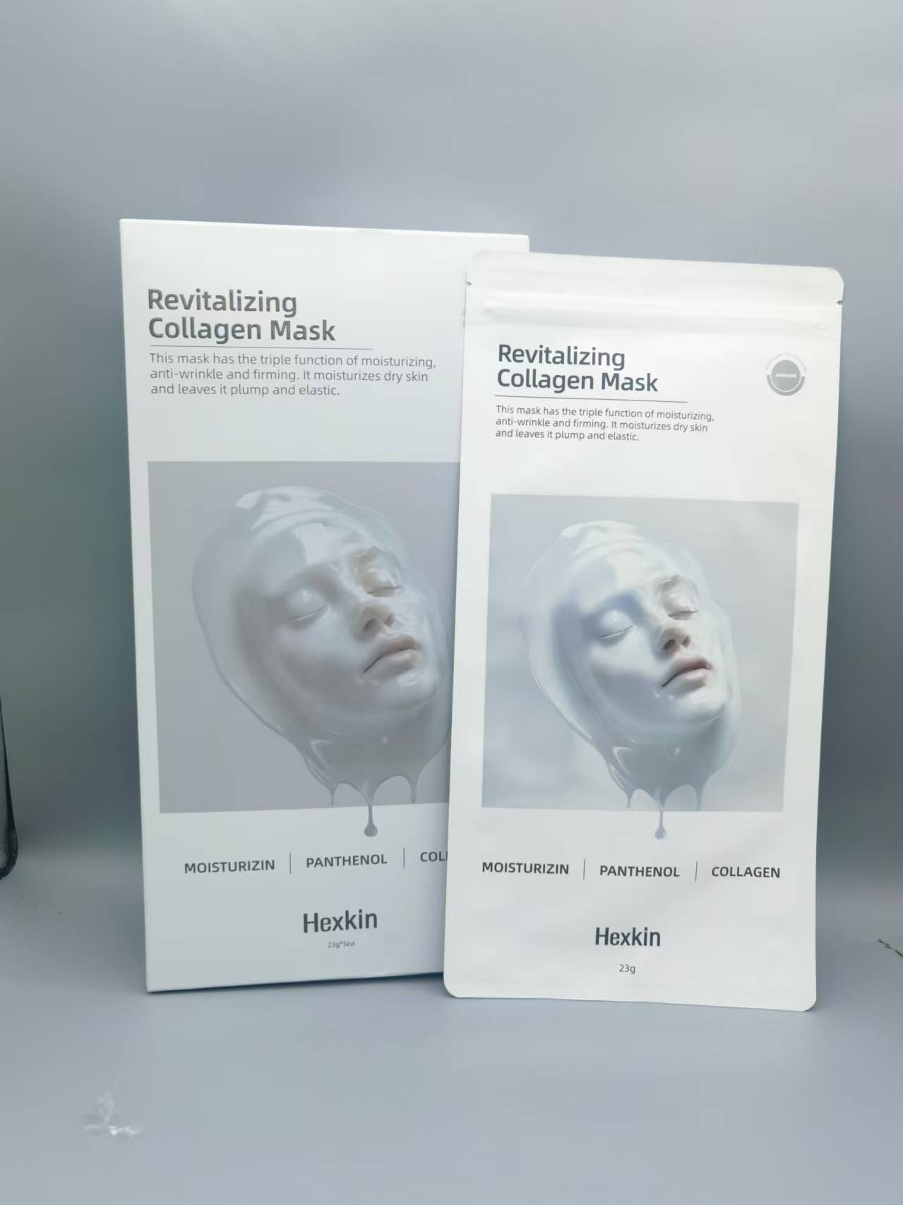 HEXKIN~Collagen Facial Mask [23g*5pcs], Revitalizing Type HOT SALE!