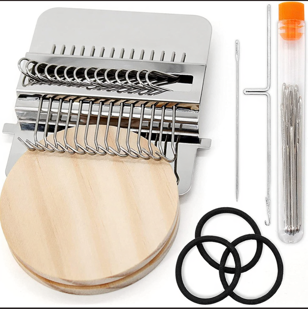 Portable Loom Knitting Kit,Patch Kit Weaving Loom For Quickly Sewing Repair