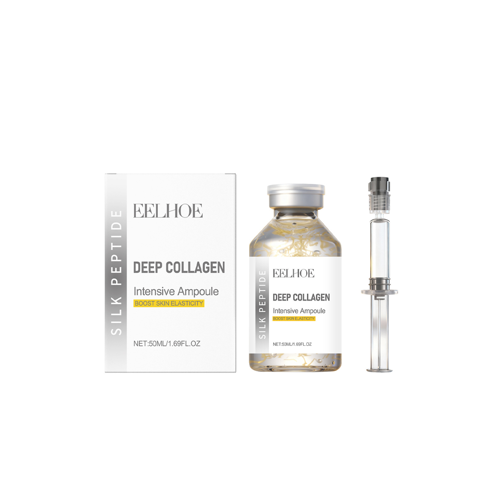 50ML Silk Peptide Intensive Lifting Ampoule 50ml, Korean Anti Aging Serum