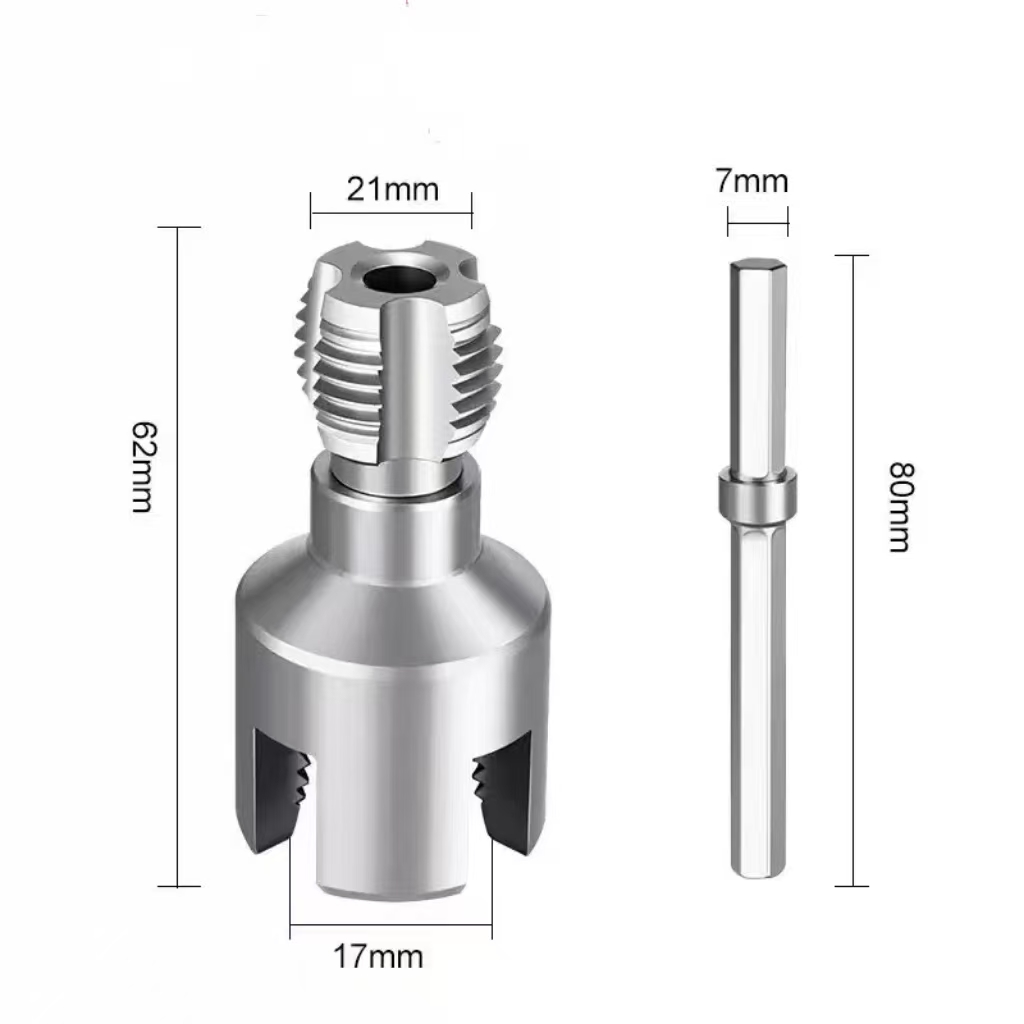 Integrated Internal & External Pipe Threading Tool, PVC Pipe Thread Cutting Tool