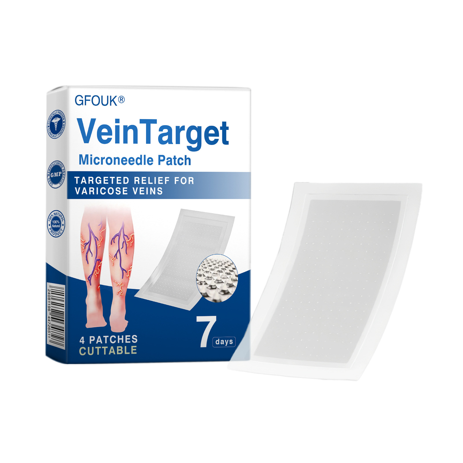 1-5 Box For Legs Relieve Varicose Veins Microneedle-Patches Vein Ease Care Patch