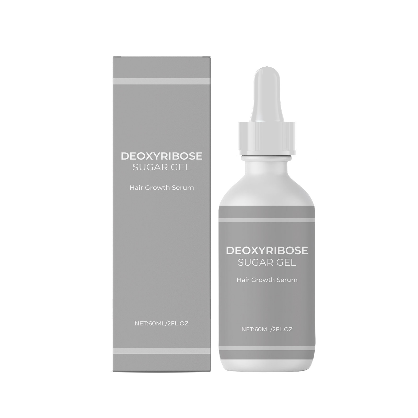 1~3PCS Deoxyribose Sugar Gel Hair Growth, 60ml Deoxyribose Serum For Hair Loss