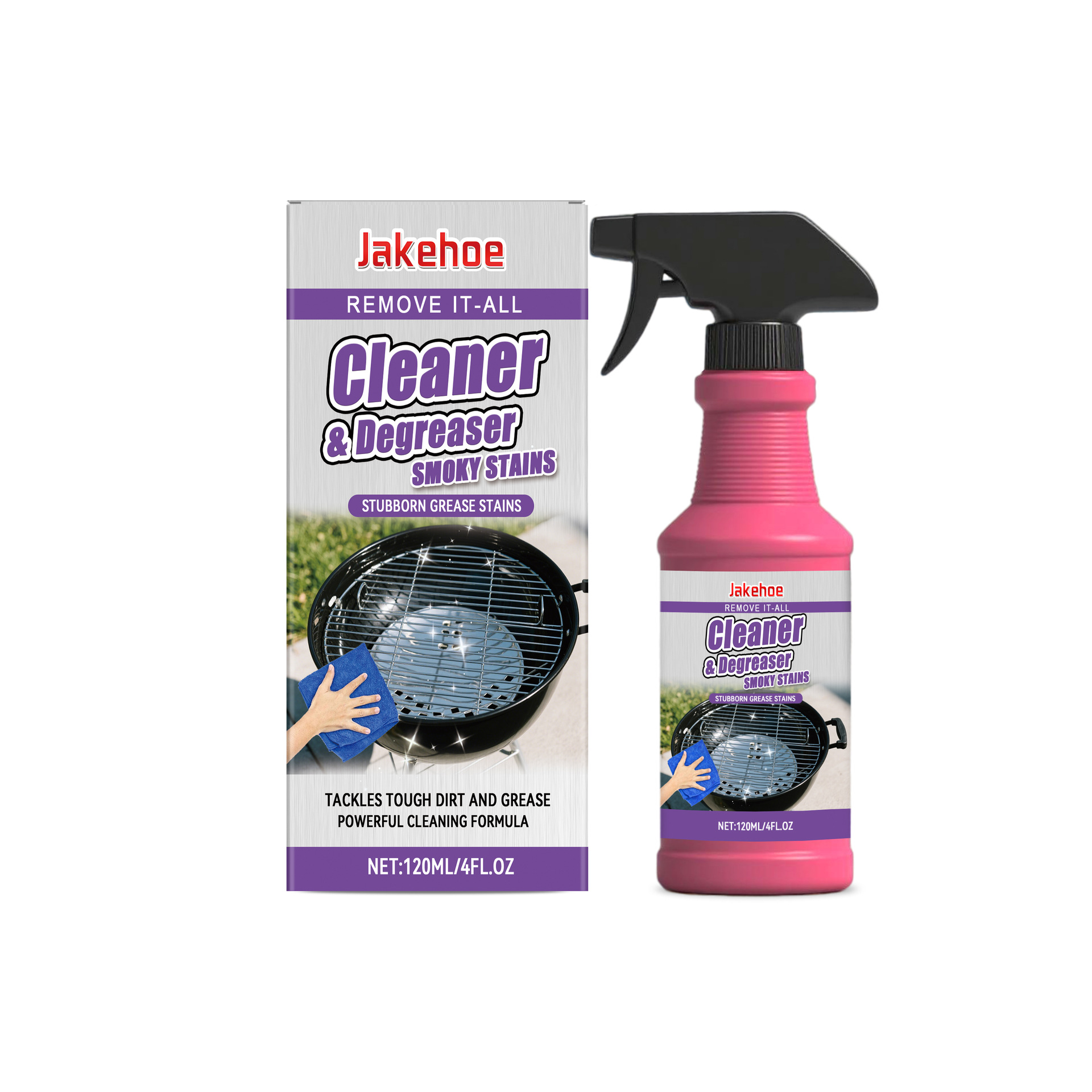 Fast-Acting Heavy-Duty Grill Degreaser Spray, Bbq Grill Cleaner, Grill Cleaner