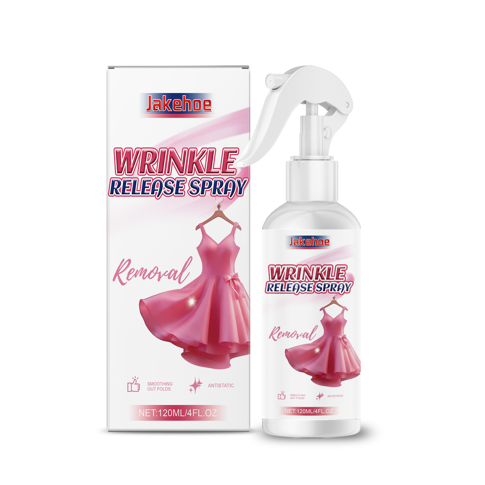 Multi-Functional Wrinkle Release Spray, Anti Wrinkle Spray For Clothes Household