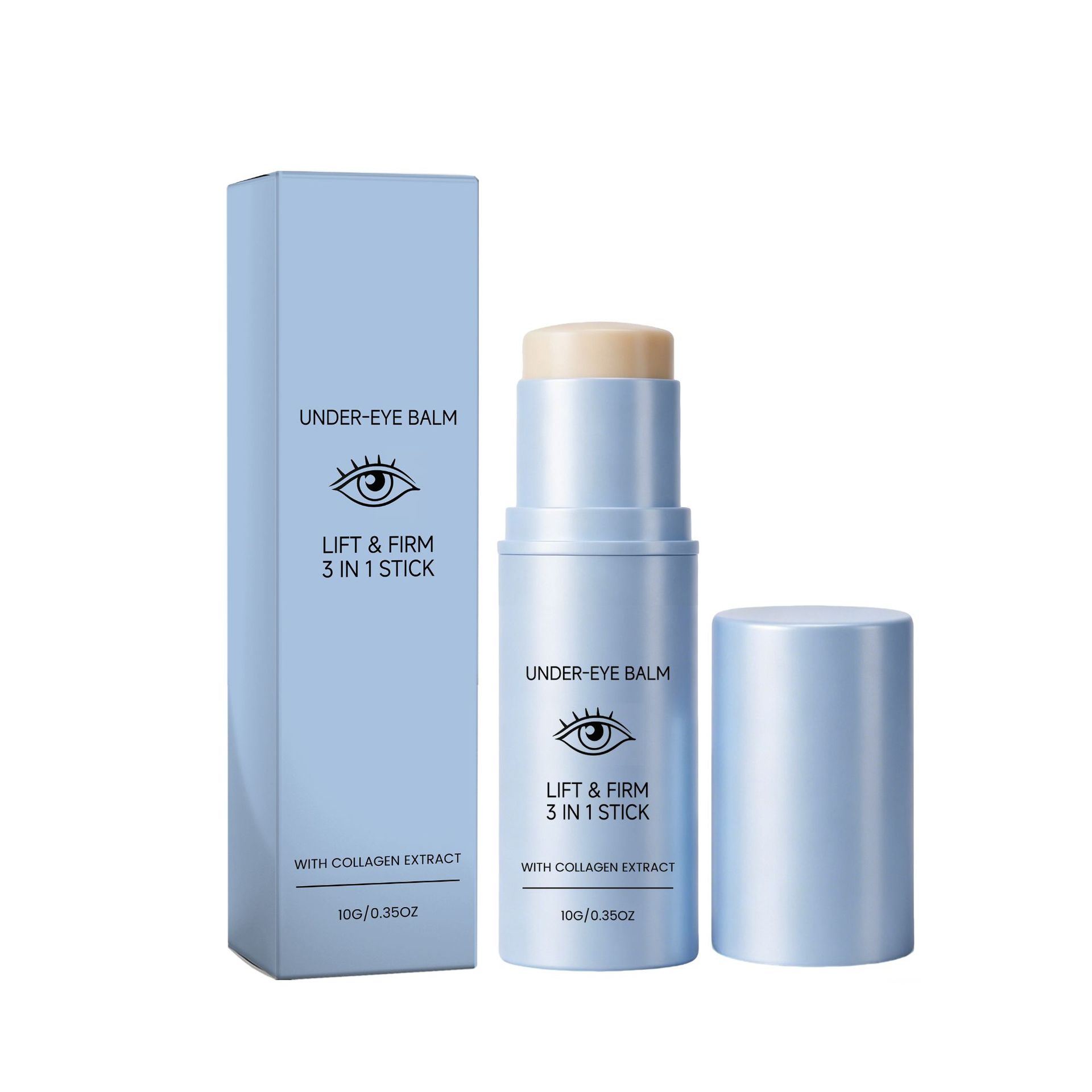 Korean Under Eye Balm Stick, Collagen Hydrating, Firming for Fine Lines