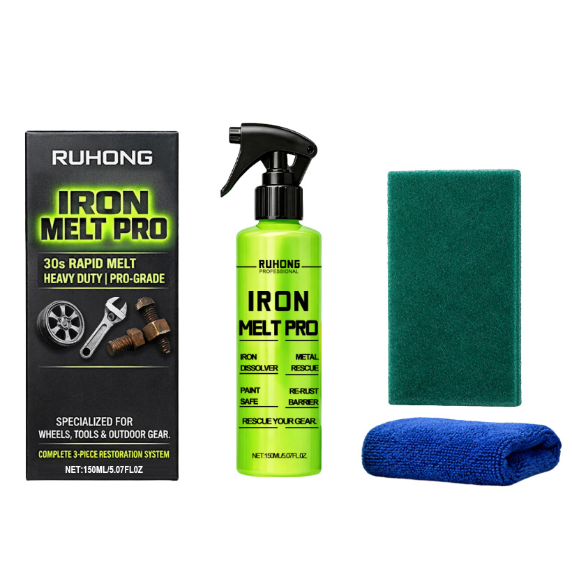 Heavy Duty Rust Remover Spray 150ml, Fast Acting Rust Remover For Metal With Tow