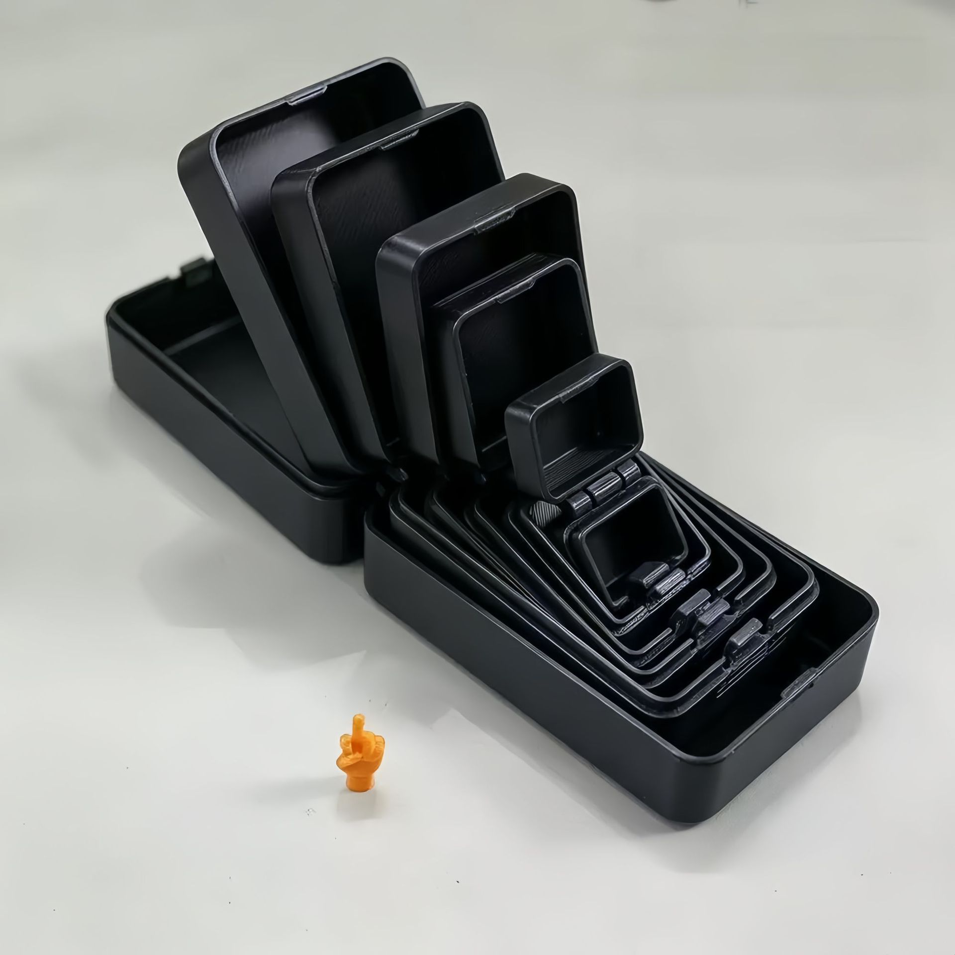 Multi-Layer Nesting Surprise Gift Box, Annoying Gift Box with Mini Middle Finger