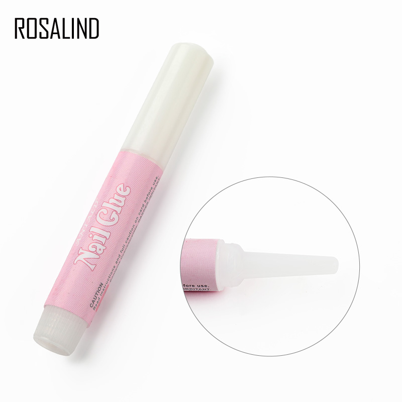 ROSALIND Gel de diamantes de imitación transparente, textura más gruesa, súper pegajoso, de larga duración, para pegar diamantes de imitación, lámpara LED UV, bricolaje, 15ML - 1