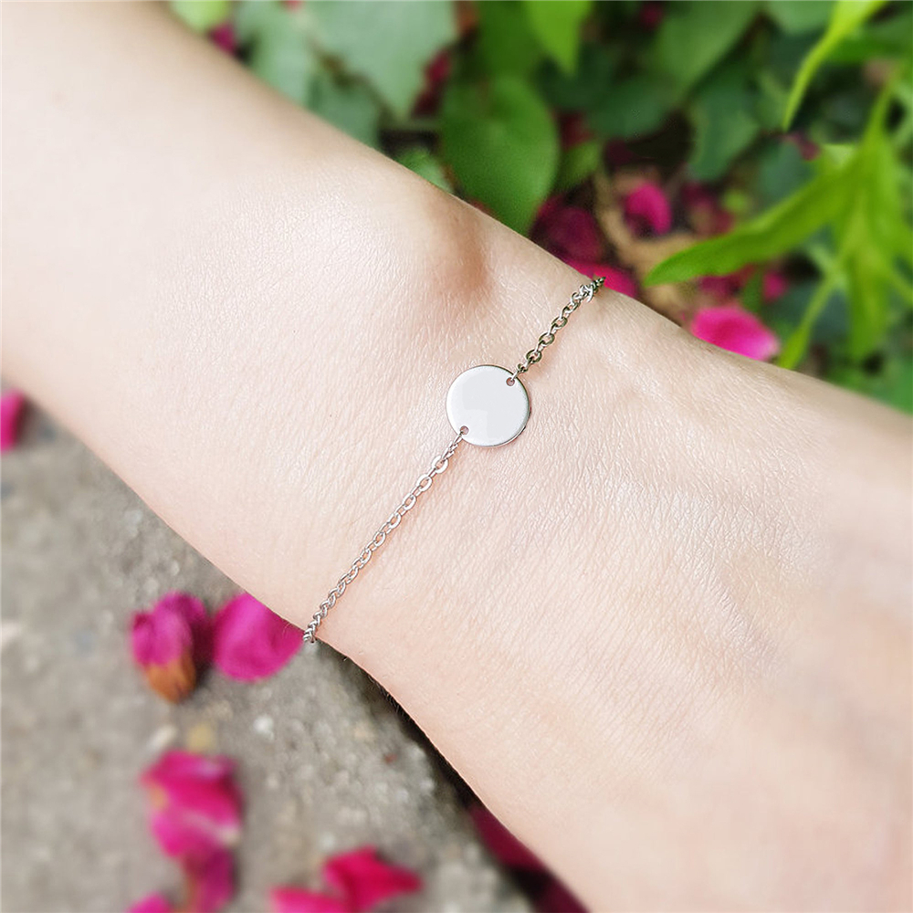 Stainless Steel Charm Silver Gold or Pink Gold for Bracelet for Women