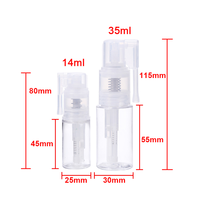 14/35 ML Portable Glitter Duster Spray Bottle Mist Dry Powder Dispenser for Sparkle Shimmer Cards Colorful Scrapbooking Making