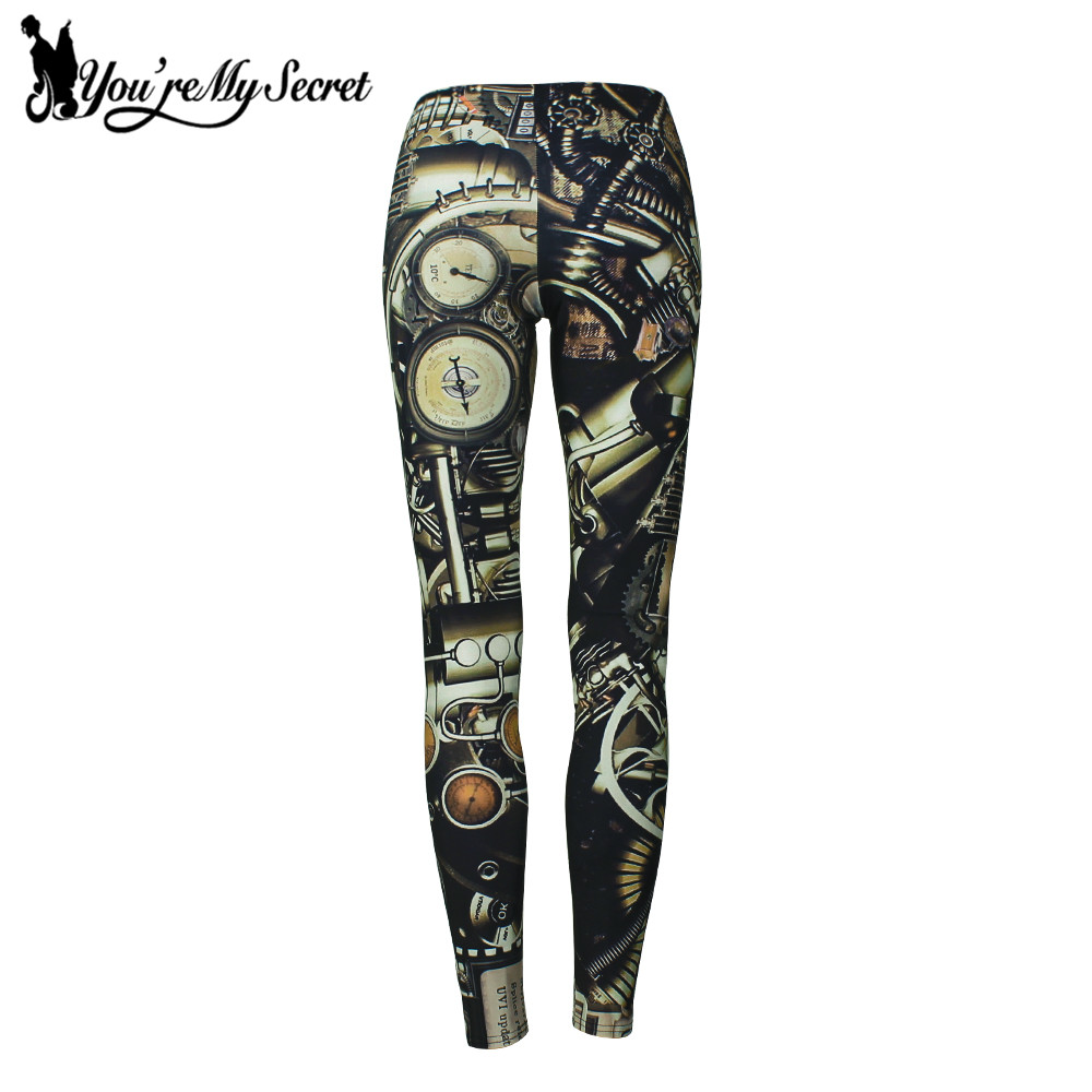 Mechanical Dial Workout Steampunk Leggings 3D Print – The Great Big Store