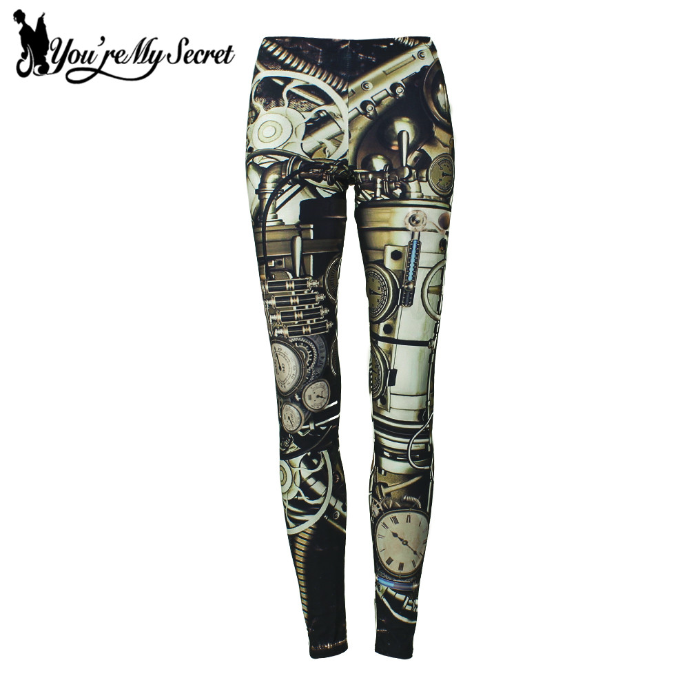 Mechanical Dial Workout Steampunk Leggings 3D Print – The Great Big Store