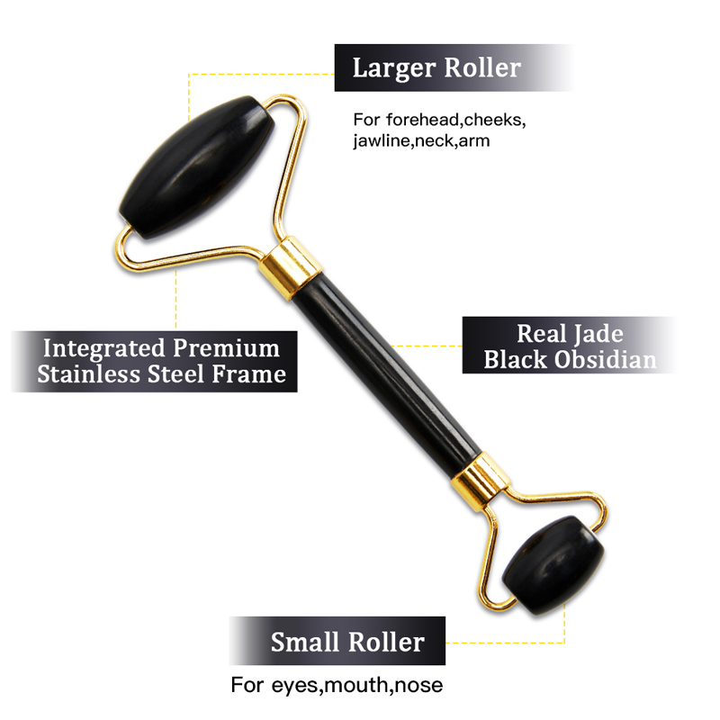New Jade Roller Massager Gouache Scraper for Face Facial Skin Care Tools Natural Body Back Beauty Lifting Massagers Rollers Set New Jade Roller Massager Gouache Scraper for Face Facial Skin Care Tools Natural Body Back Beauty Lifting Massagers Rollers Set