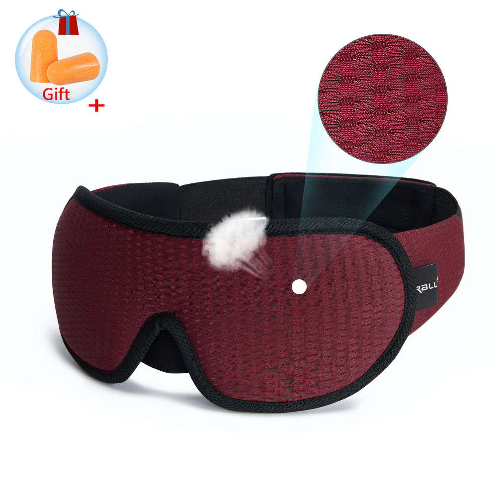 3D Sleeping Mask 100% Blackout Blindfold Sleep Mask for Eyes Smooth Sleep Eye Mask Sleeping Aid Eye Mask for Travel Slaapmasker