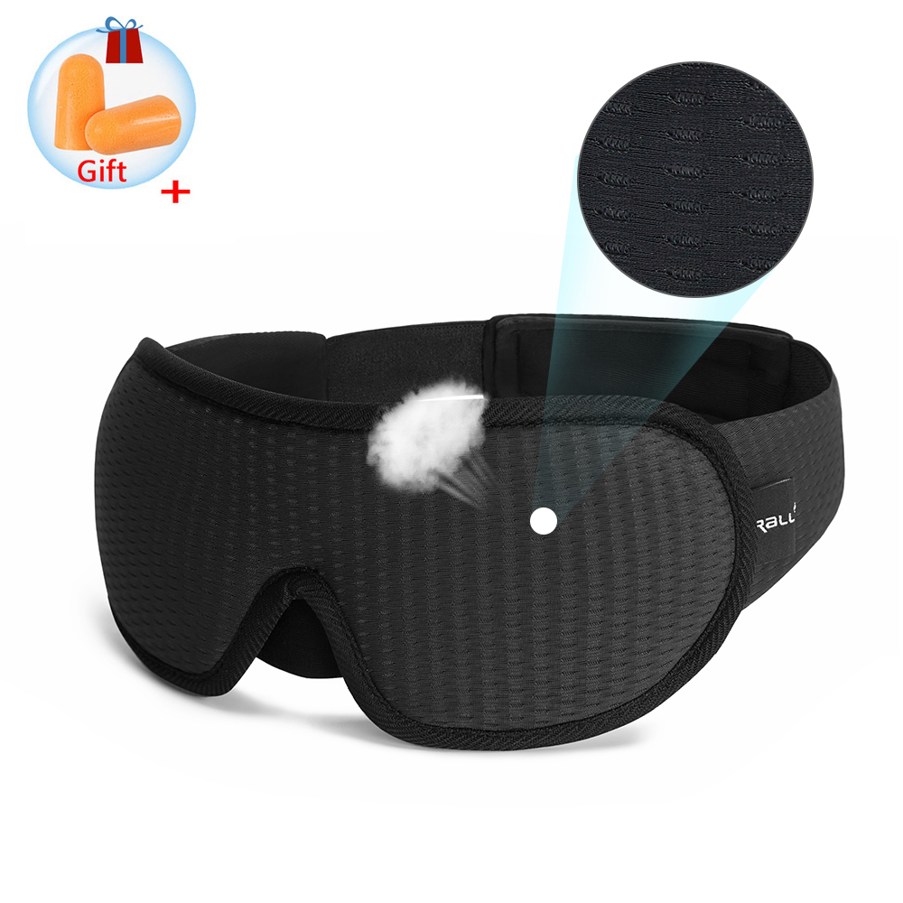 3D Sleeping Mask 100% Blackout Blindfold Sleep Mask for Eyes Smooth Sleep Eye Mask Sleeping Aid Eye Mask for Travel Slaapmasker