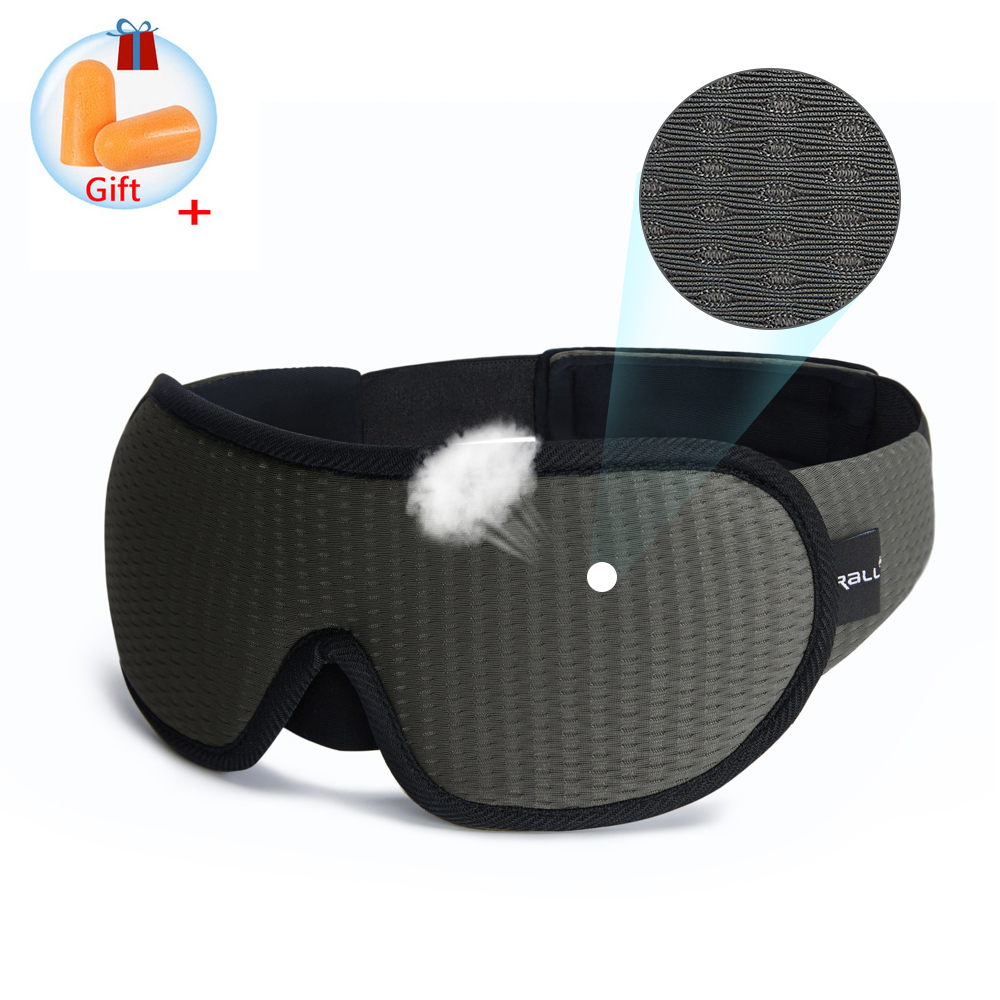 3D Sleeping Mask 100% Blackout Blindfold Sleep Mask for Eyes Smooth Sleep Eye Mask Sleeping Aid Eye Mask for Travel Slaapmasker