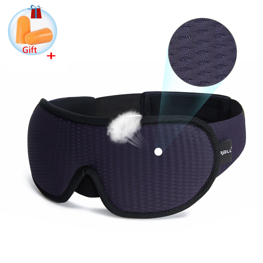 3D Sleeping Mask 100% Blackout Blindfold Sleep Mask for Eyes Smooth Sleep Eye Mask Sleeping Aid Eye Mask for Travel Slaapmasker