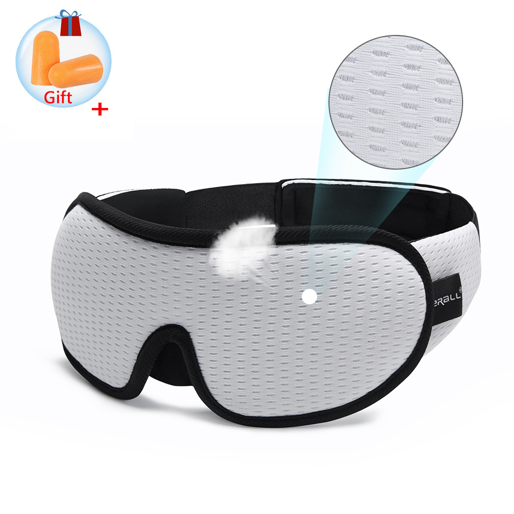 3D Sleeping Mask 100% Blackout Blindfold Sleep Mask for Eyes Smooth Sleep Eye Mask Sleeping Aid Eye Mask for Travel Slaapmasker