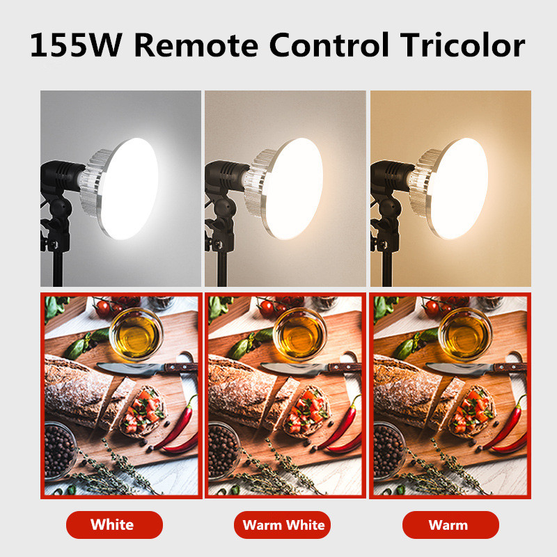 Title 2, E27 85W LED Photo Studio Light Bulb Lamp Adjust...