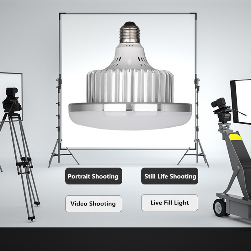 Title 8, E27 85W LED Photo Studio Light Bulb Lamp Adjust...