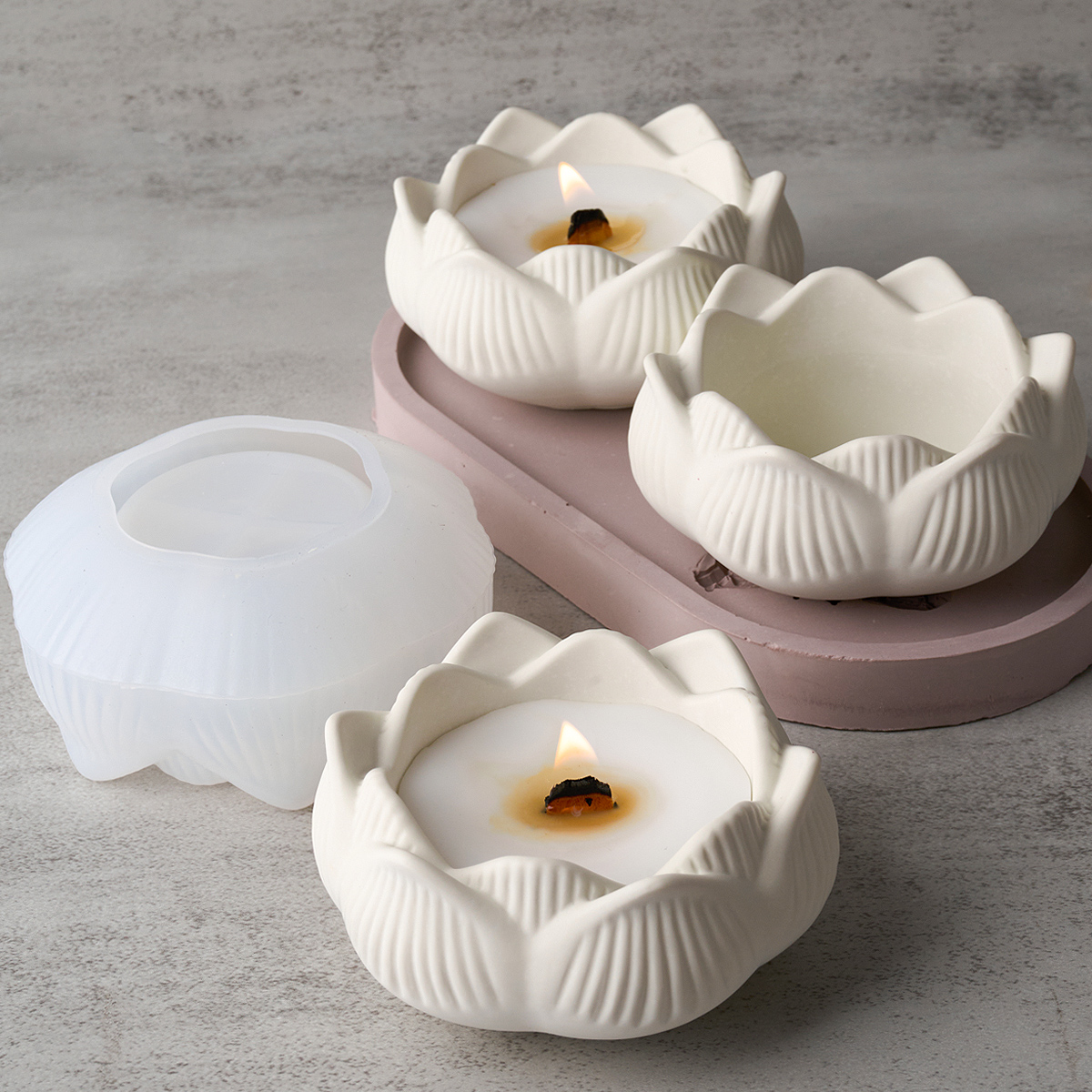 Molde De Cristal Para Portavelas De Resina Epoxi, Molde De Silicona Para árbol De Navidad, Molde De Yeso Y Cemento Para Decoración Del Hogar Comprar A Buen Precio - Entrega Gratuita, Reseñas