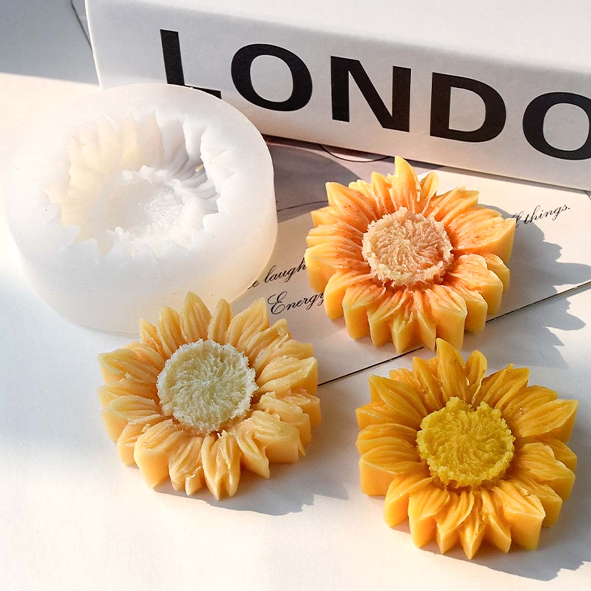 Moldes De Silicon De Flores Para Velas | Mercado Libre