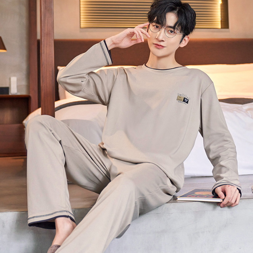 Men's Long Sleeve Cotton Pyjamas Casual Clothing Set L-3XL Cool - Picture 13 of 37