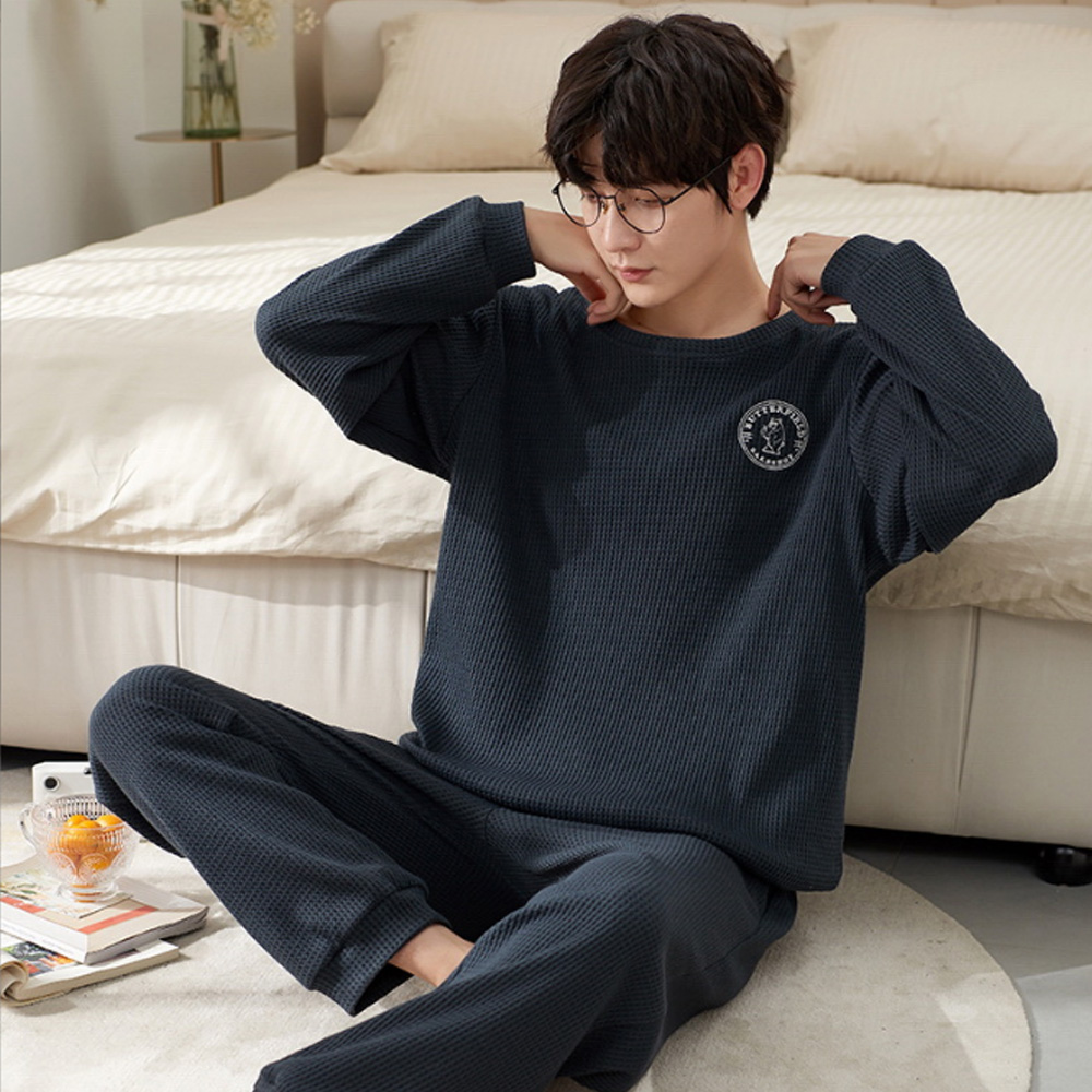 Men's Long Sleeve Cotton Pyjamas Casual Clothing Set L-3XL Cool - Picture 16 of 37