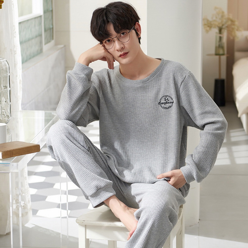 Men's Long Sleeve Cotton Pyjamas Casual Clothing Set L-3XL Cool - Picture 17 of 37