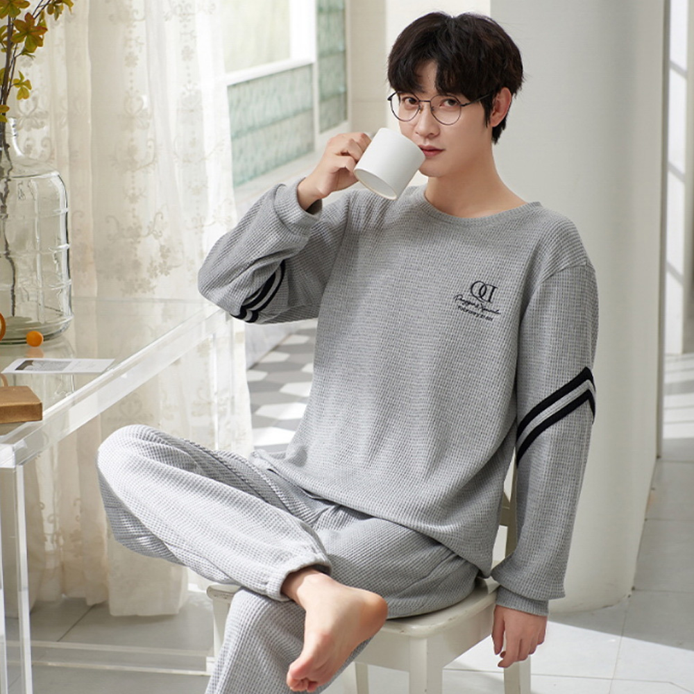 Men's Long Sleeve Cotton Pyjamas Casual Clothing Set L-3XL Cool - Picture 19 of 37