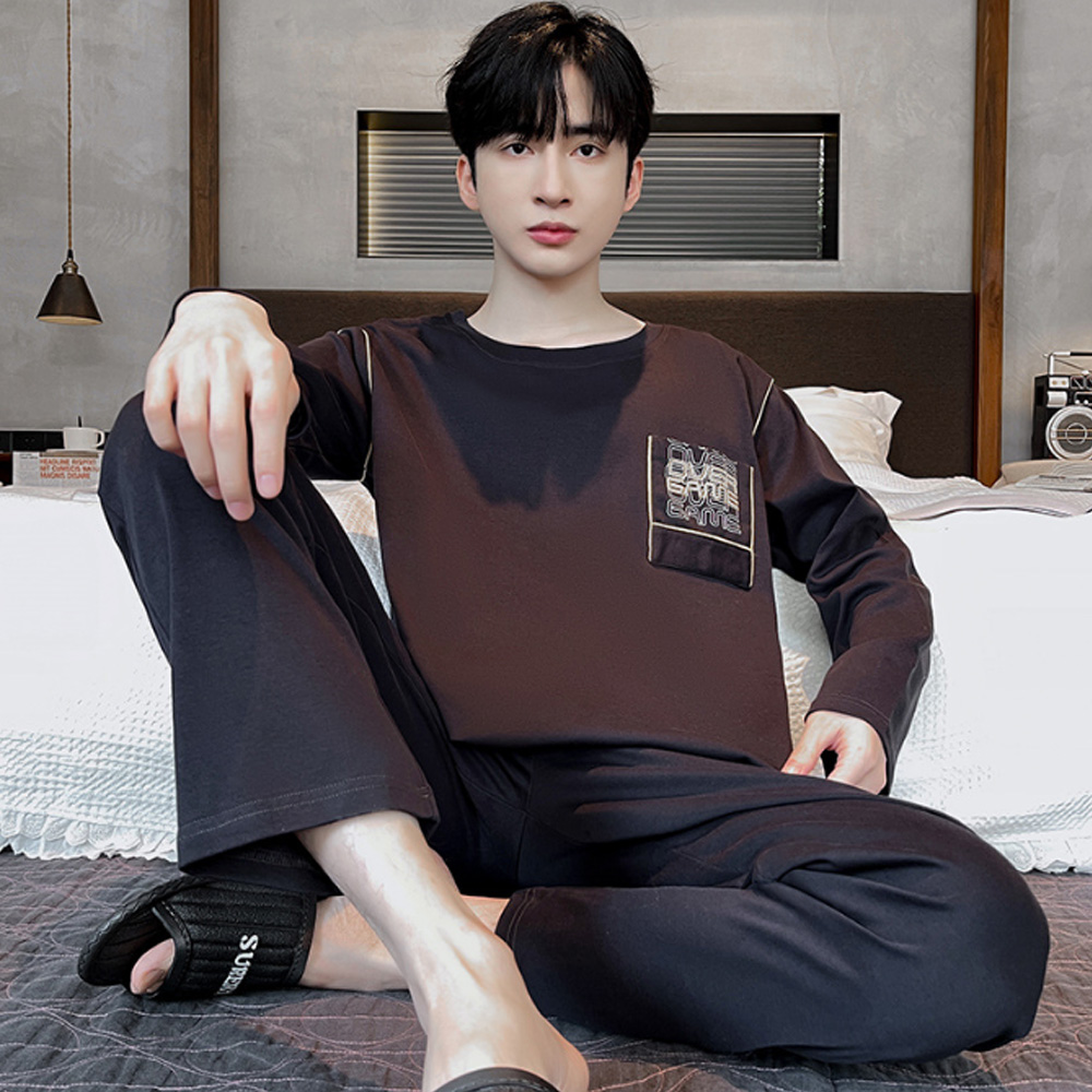 Men's Long Sleeve Cotton Pyjamas Casual Clothing Set L-3XL Cool - Picture 28 of 37