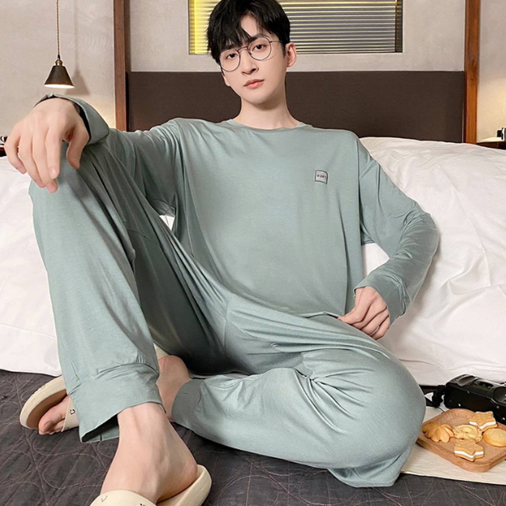 Men's Long Sleeve Cotton Pyjamas Casual Clothing Set L-3XL Cool - Picture 37 of 37