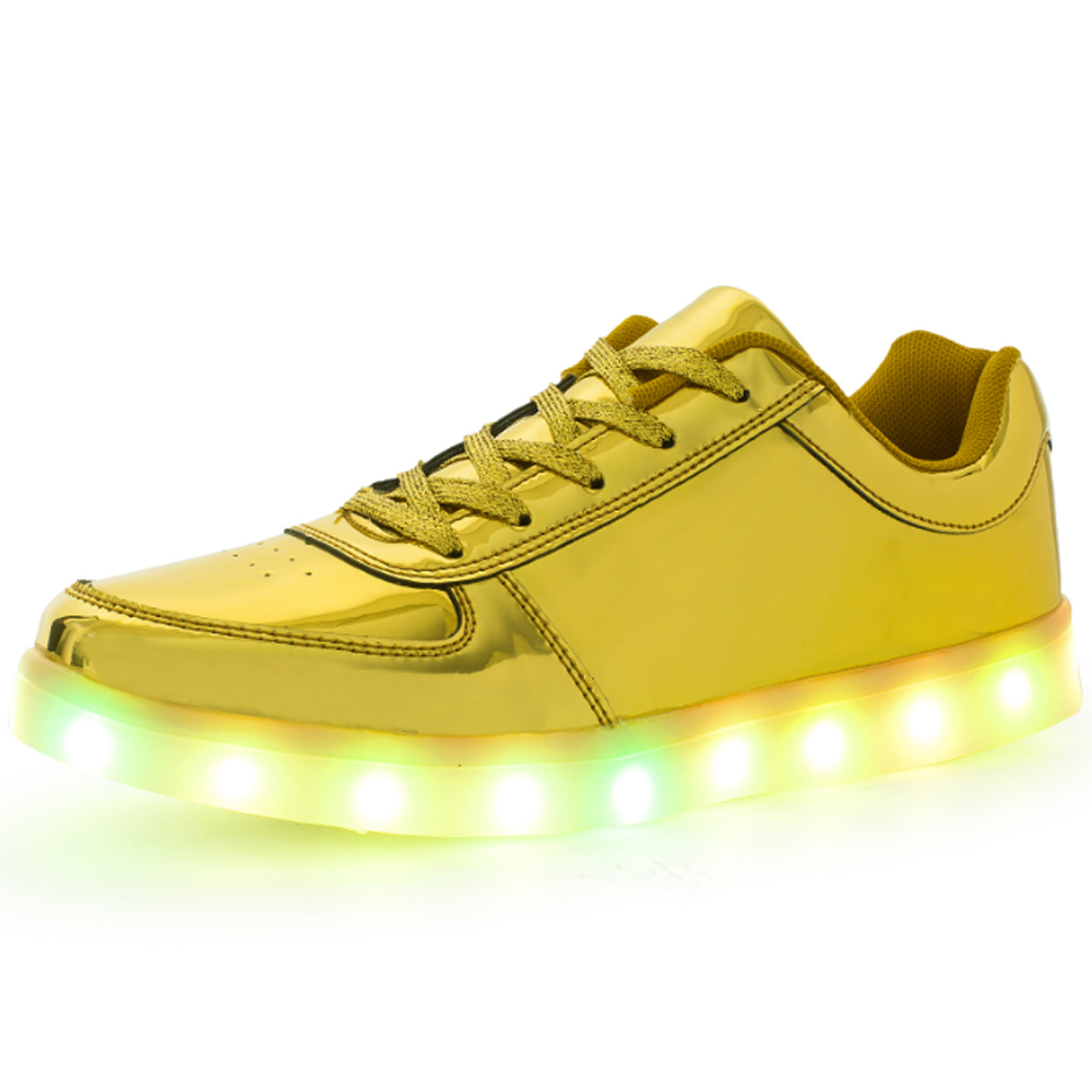 LED Leuchtende Glow Schuhe Bunte Sneaker Turnschuhe Blinkschuhe 35-46 - Picture 15 of 18