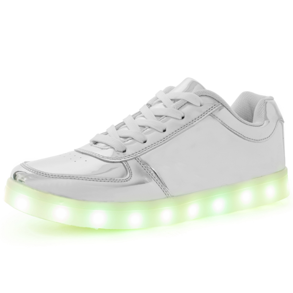 LED Leuchtende Glow Schuhe Bunte Sneaker Turnschuhe Blinkschuhe 35-46 - Picture 16 of 18