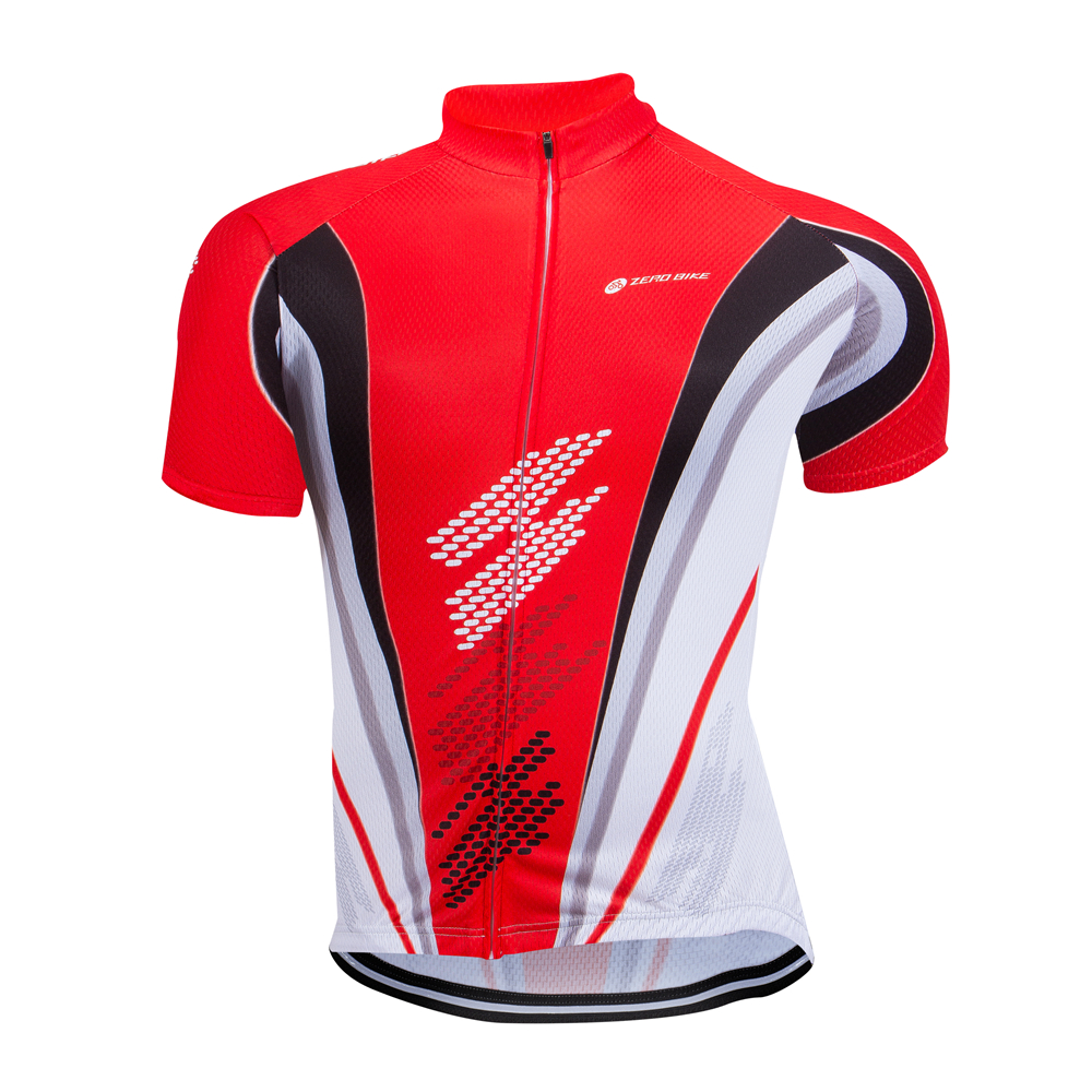 Herren Sport Radfahren Radtrikot Jersey Fahrradtrikot & Radhosen Kurzarm Rot - Bild 10 von 13