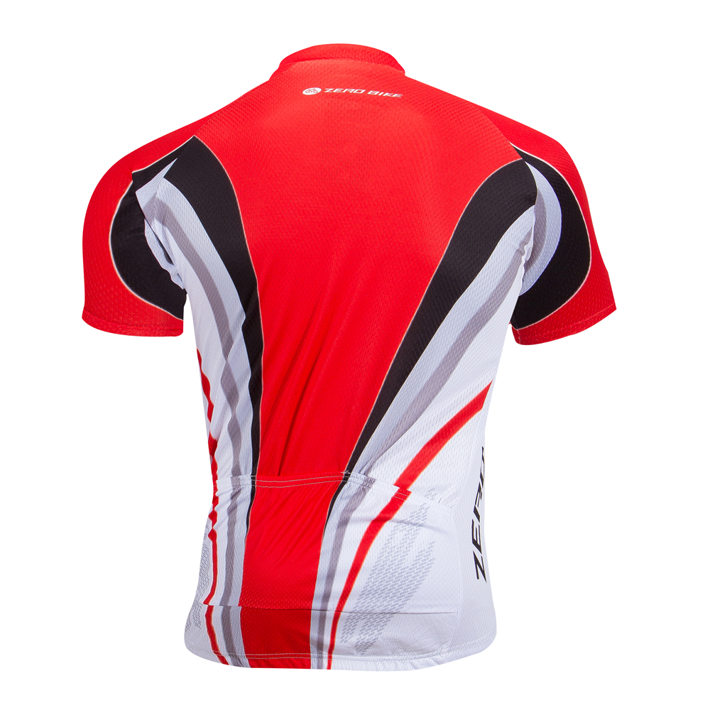 Herren Sport Radfahren Radtrikot Jersey Fahrradtrikot & Radhosen Kurzarm Rot - Bild 11 von 13