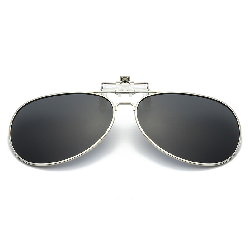 Polarisierte Sonnenbrille Clip Sonnenbrillen Aufsatz Brille für Brillenträger T8 - Picture 10 of 16