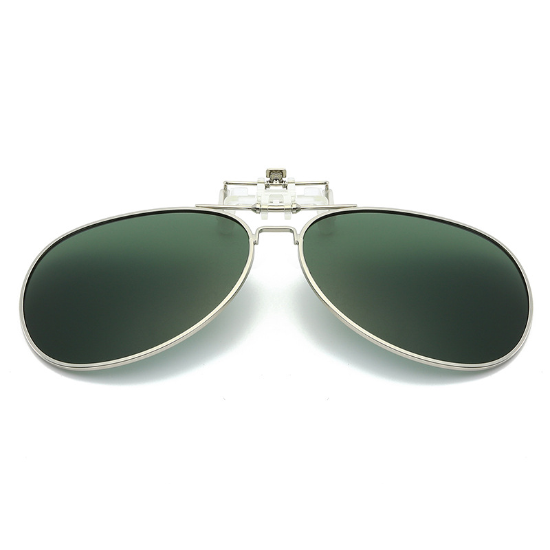 Polarisierte Sonnenbrille Clip Sonnenbrillen Aufsatz Brille für Brillenträger T8 - Picture 11 of 16