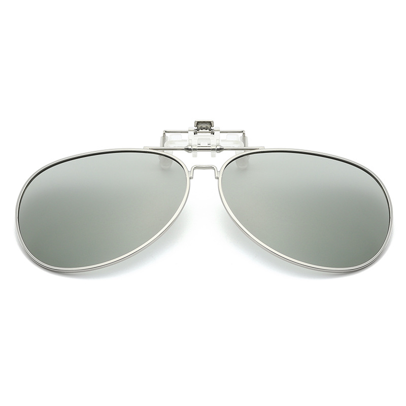 Polarisierte Sonnenbrille Clip Sonnenbrillen Aufsatz Brille für Brillenträger T8 - Picture 9 of 16