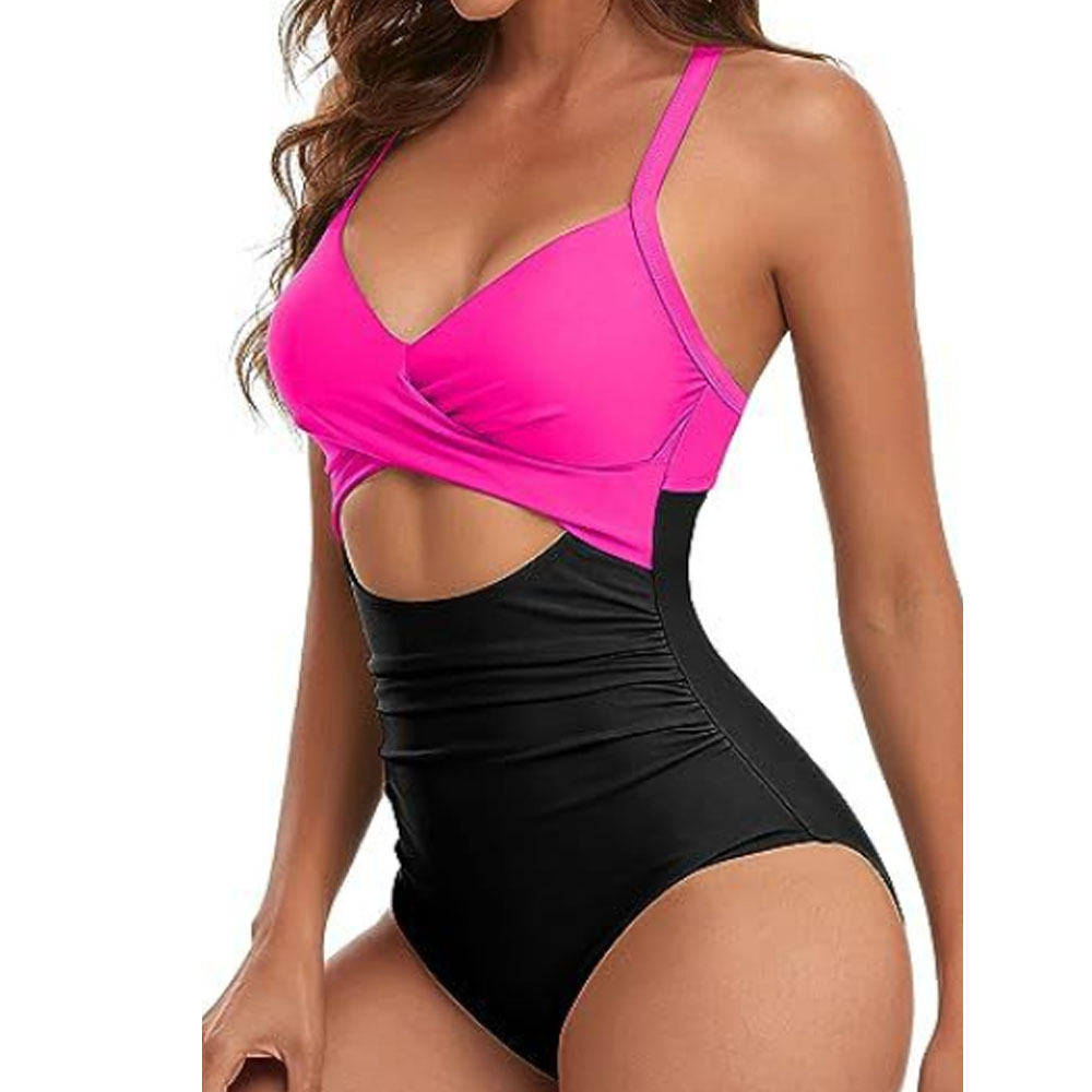 Costume da bagno donna monopezzo moda scavato senza schiena aderente bikini - Foto 36 di 50